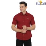 PLCLXVII - KEMEJA PRIA - LOGO KECIL LENGAN PENDEK 1601