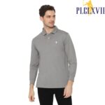 PLCLXVII - Polo Shirt - Lengan Panjang Logo Kecil 1005