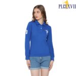 PLCLXVII - Polo Shirt Wanita - Polo Shirt Lengan Panjang Logo Besar 5006 Kaos Polos