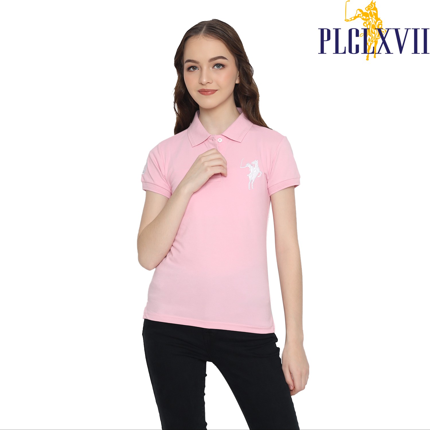 PLCLXVII - POLO SHIRT WANITA - LOGO KUDA BESAR 5002