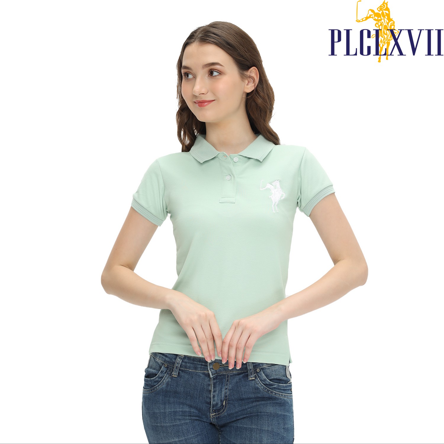 PLCLXVII - POLO SHIRT WANITA - LOGO KUDA BESAR 5002