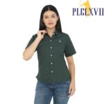 PLCLXVII - Kemeja Wanita - Polos Lengan Pendek 5301