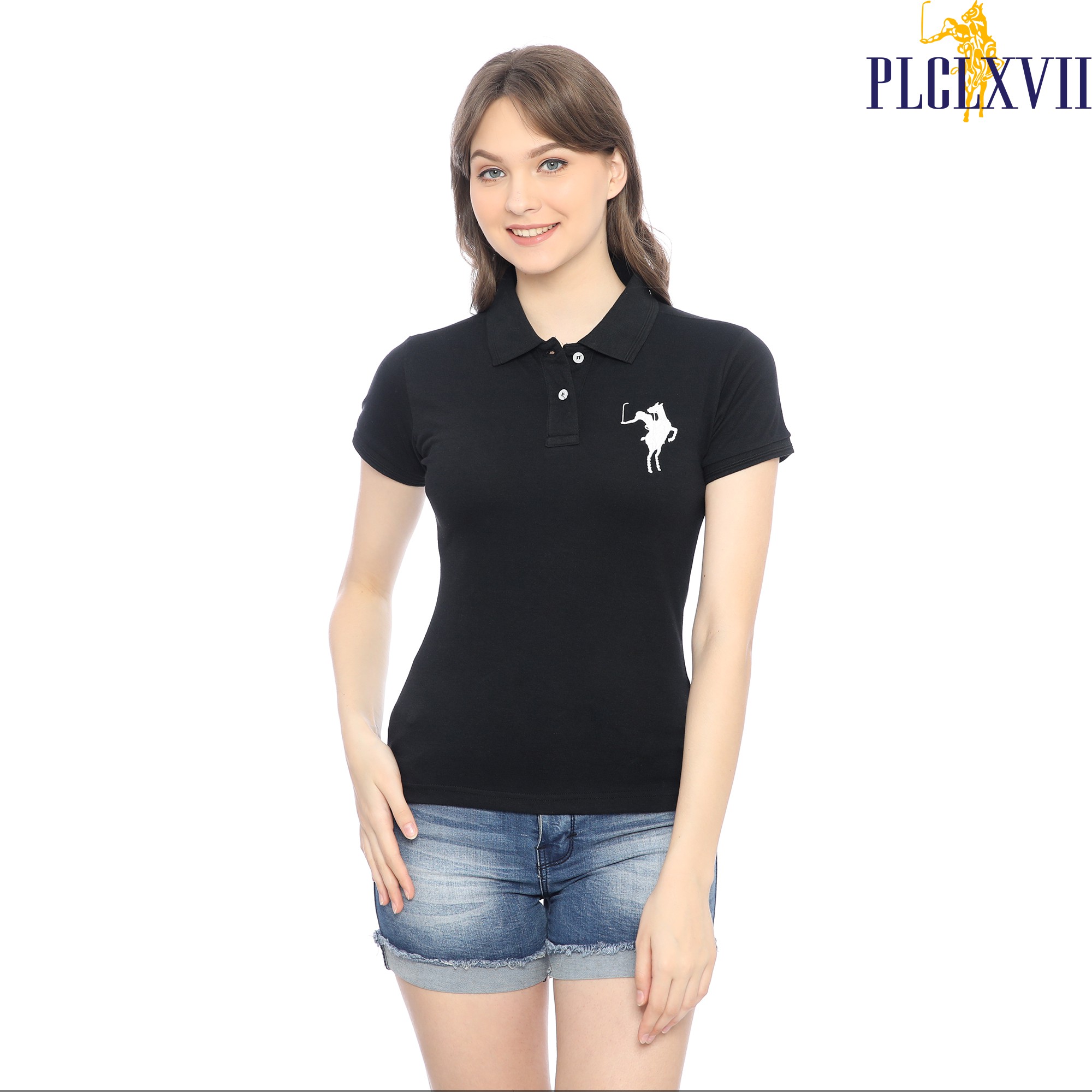 PLCLXVII - POLO SHIRT WANITA - LOGO KUDA BESAR 5002