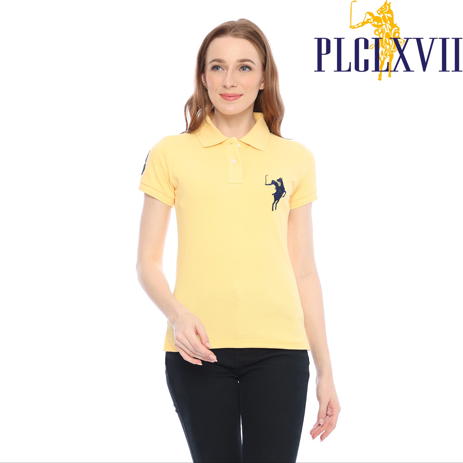 PLCLXVII - POLO SHIRT WANITA - LOGO KUDA BESAR 5002