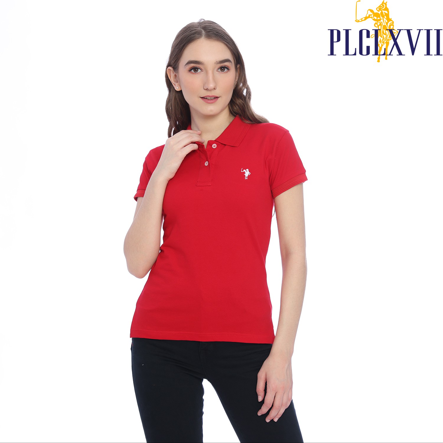 PLCLXVII - POLO SHIRT WANITA - LOGO KUDA KECIL 5001