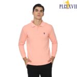 PLCLXVII - Polo Shirt - Lengan Panjang Logo Kecil 1005