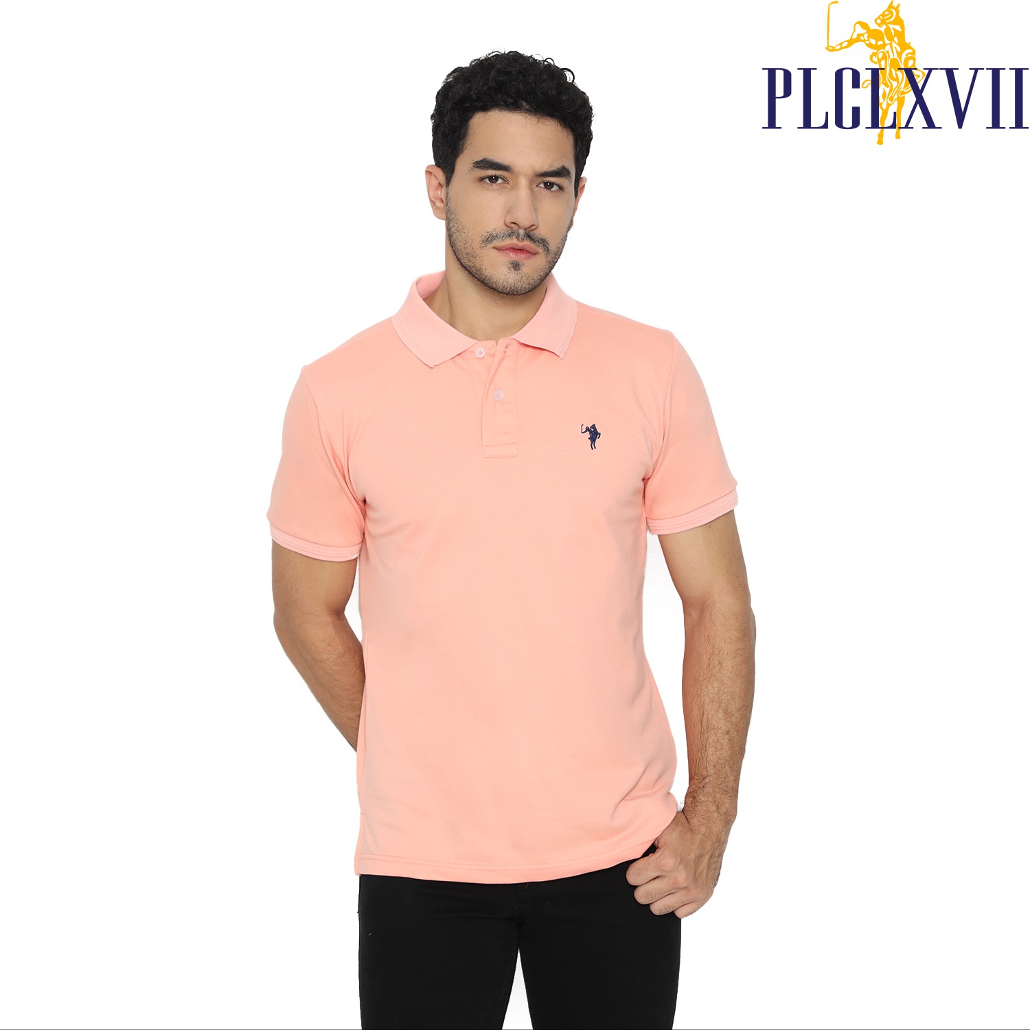 PLCLXVII - POLO SHIRT PRIA - LOGO KUDA KECIL 1001