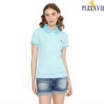 PLCLXVII - Polo Shirt Wanita - Salur Logo Kecil 5009