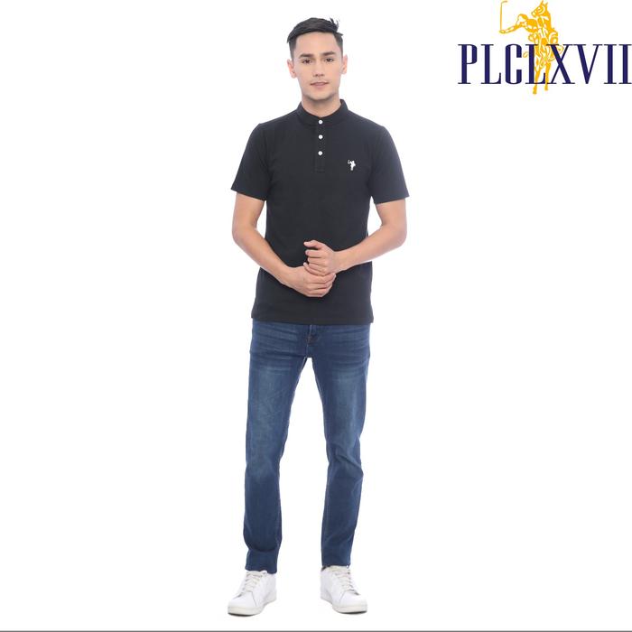 PLCLXVII - Polo Shirt Pria - Kerah Shanghai Logo Kecil 1007
