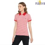 PLCLXVII - Polo Shirt Wanita - Salur Logo Kecil 5009