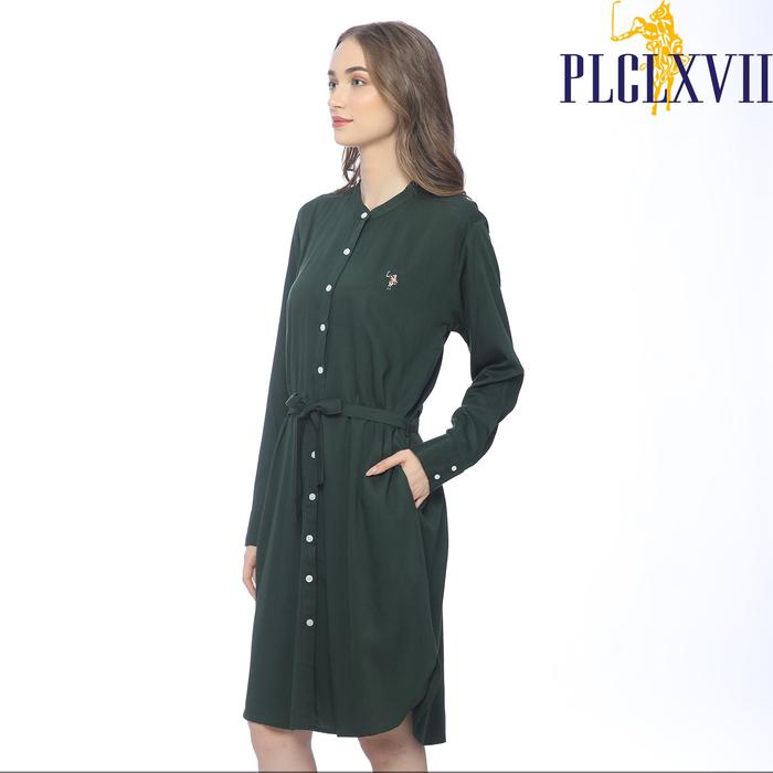 PLCLXVII - Kemeja Wanita - Kemeja Dress Rayon Kerah Shanghai 5205