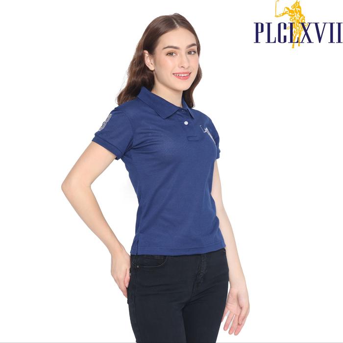 PLCLXVII - Polo Shirt Wanita - Logo Besar 5104