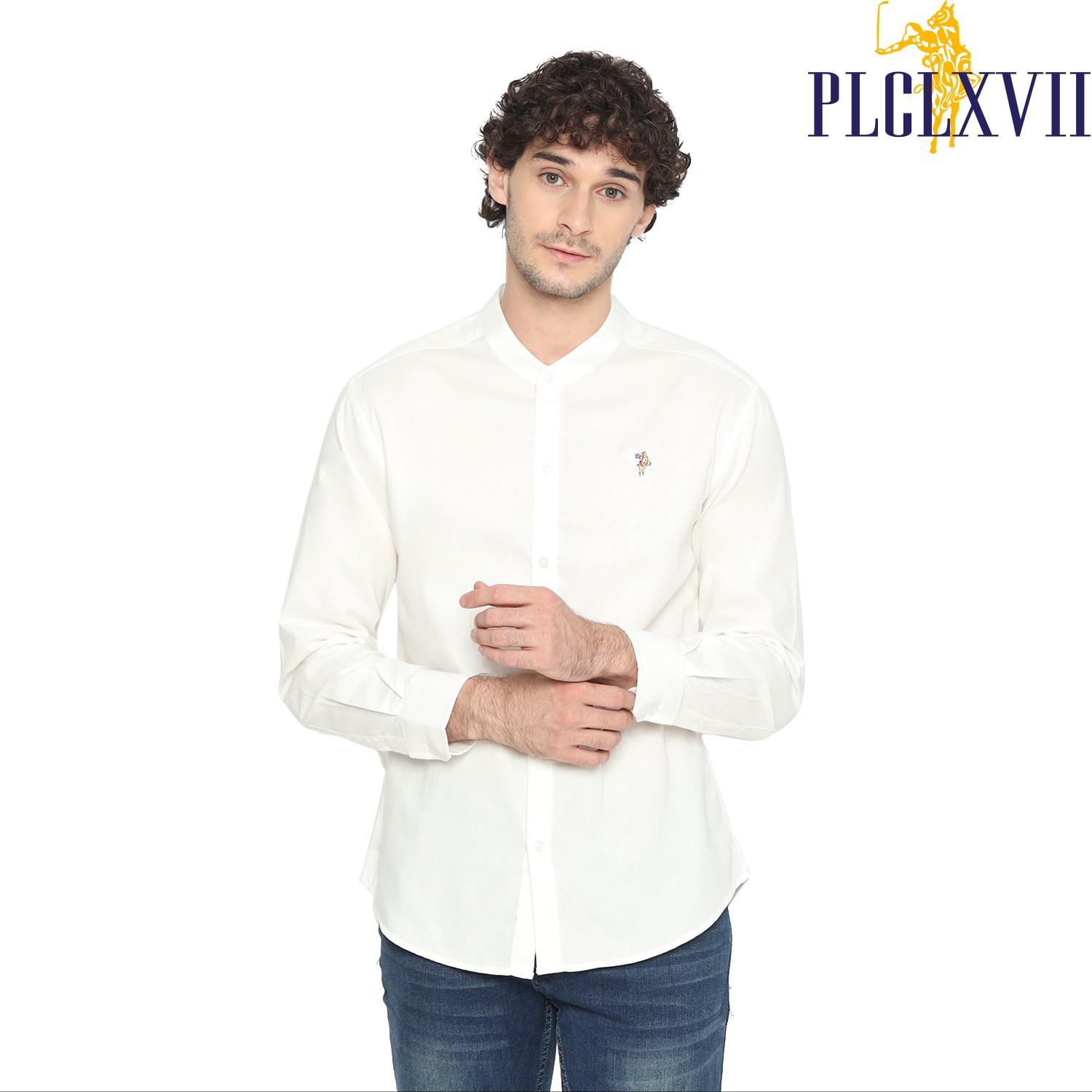 PLCLXVII - Kemeja Pria - Oxford Kerah Shanghai Lengan Panjang 1706