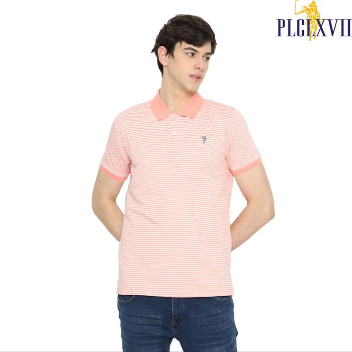 PLCLXVII - Polo Shirt Pria - Salur Logo Kecil 1009