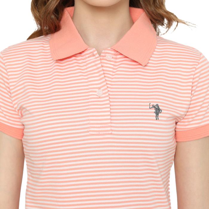 PLCLXVII - Polo Shirt Wanita - Salur Logo Kecil 5009