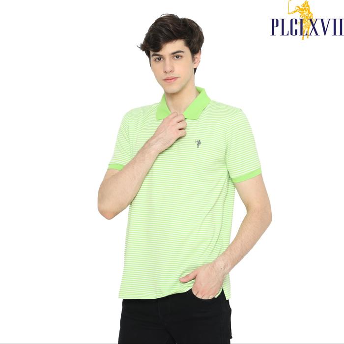 PLCLXVII - Polo Shirt Pria - Salur Logo Kecil 1009
