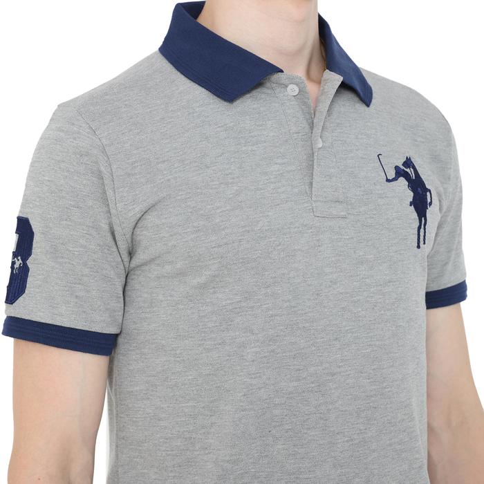 PLCLXVII - Polo Shirt Pria - Logo Besar Kerah Warna 1013
