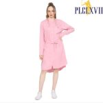 PLCLXVII - Kemeja Wanita - Kemeja Dress Rayon Kerah Shanghai 5205