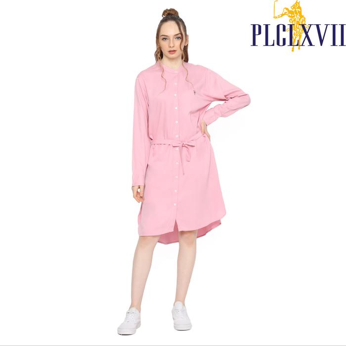 PLCLXVII - Kemeja Wanita - Kemeja Dress Rayon Kerah Shanghai 5205