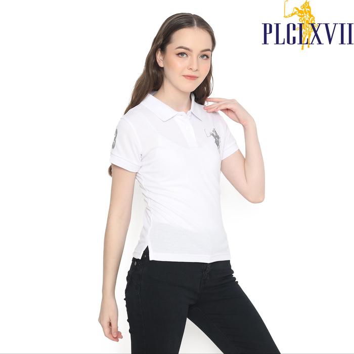 PLCLXVII - Polo Shirt Wanita - Logo Besar 5104